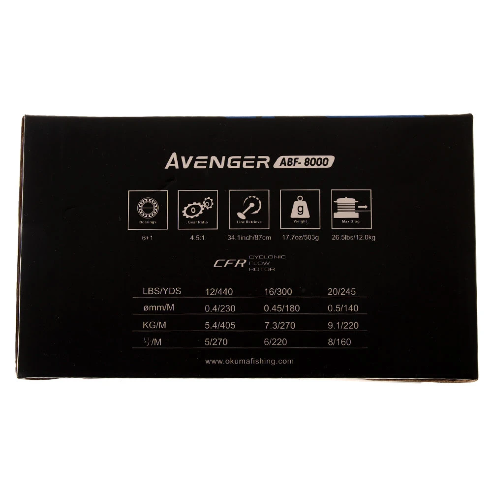 Okuma Baitfeeder Avenger 8000 Spinning Reel 2 Okuma Baitfeeder Avenger 8000 Spinning Reel - Image 2