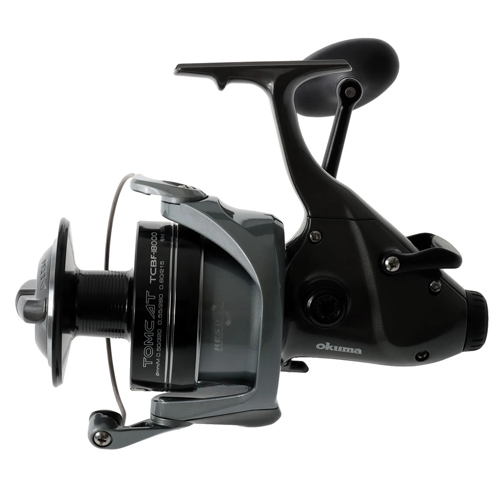 Okuma Tomcat 18000 Baitfeeder Spinning Reel 4 Okuma Tomcat 18000 Baitfeeder Spinning Reel - Image 4