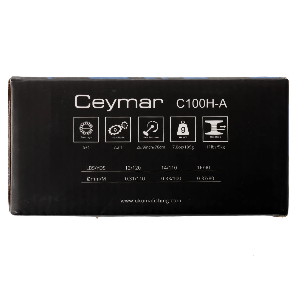 Okuma Ceymar 100A Baitcaster Reel 2 Okuma Ceymar 100A Baitcaster Reel - Image 2