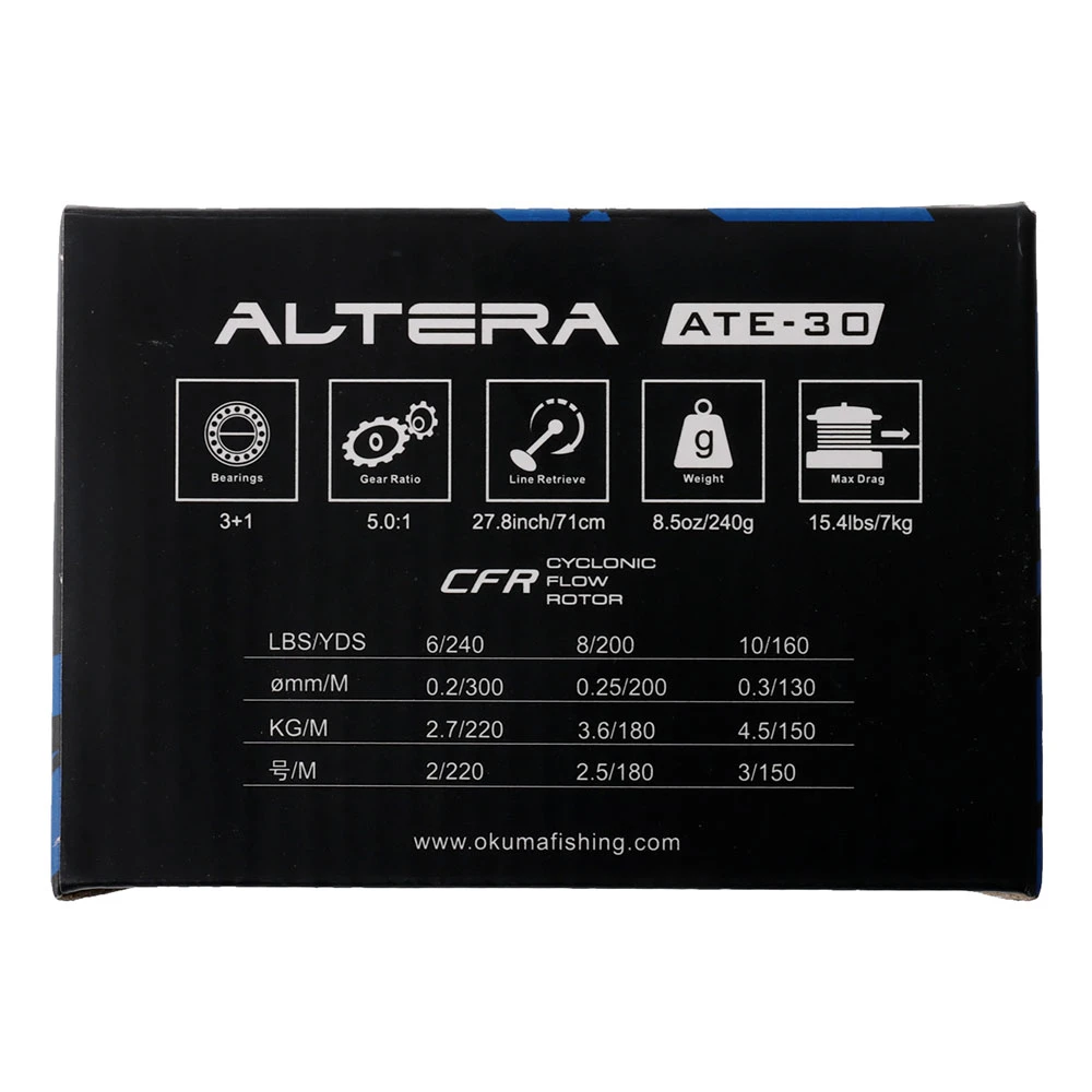 Okuma Altera 30 Spinning Reel With 15lb Braid 2 Okuma Altera 30 Spinning Reel With 15lb Braid - Image 2