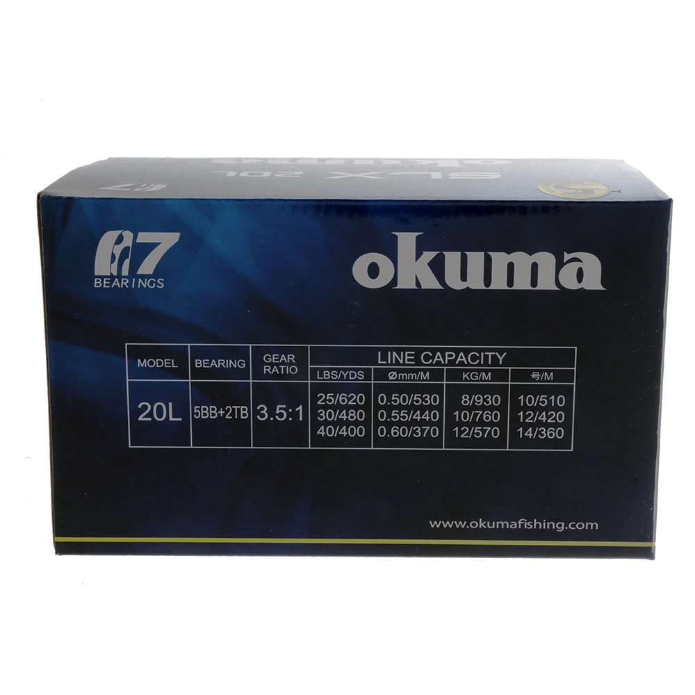 Okuma Solterra SLX 20L Level Wind Lever Drag OH Boat Reel 2 Okuma Solterra SLX 20L Level Wind Lever Drag OH Boat Reel - Image 2