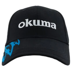 Okuma Motif Cotton Cap Black