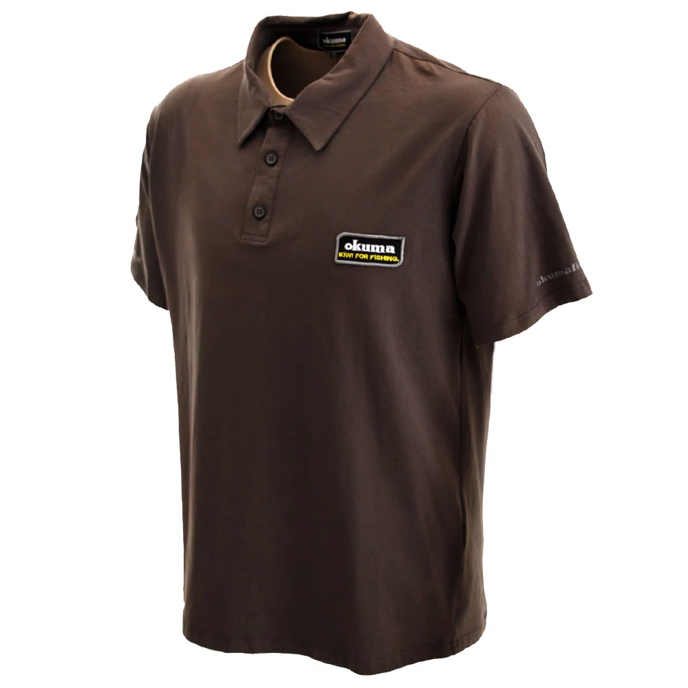 Okuma Polo Shirt Grey 1 Okuma Polo Shirt Grey