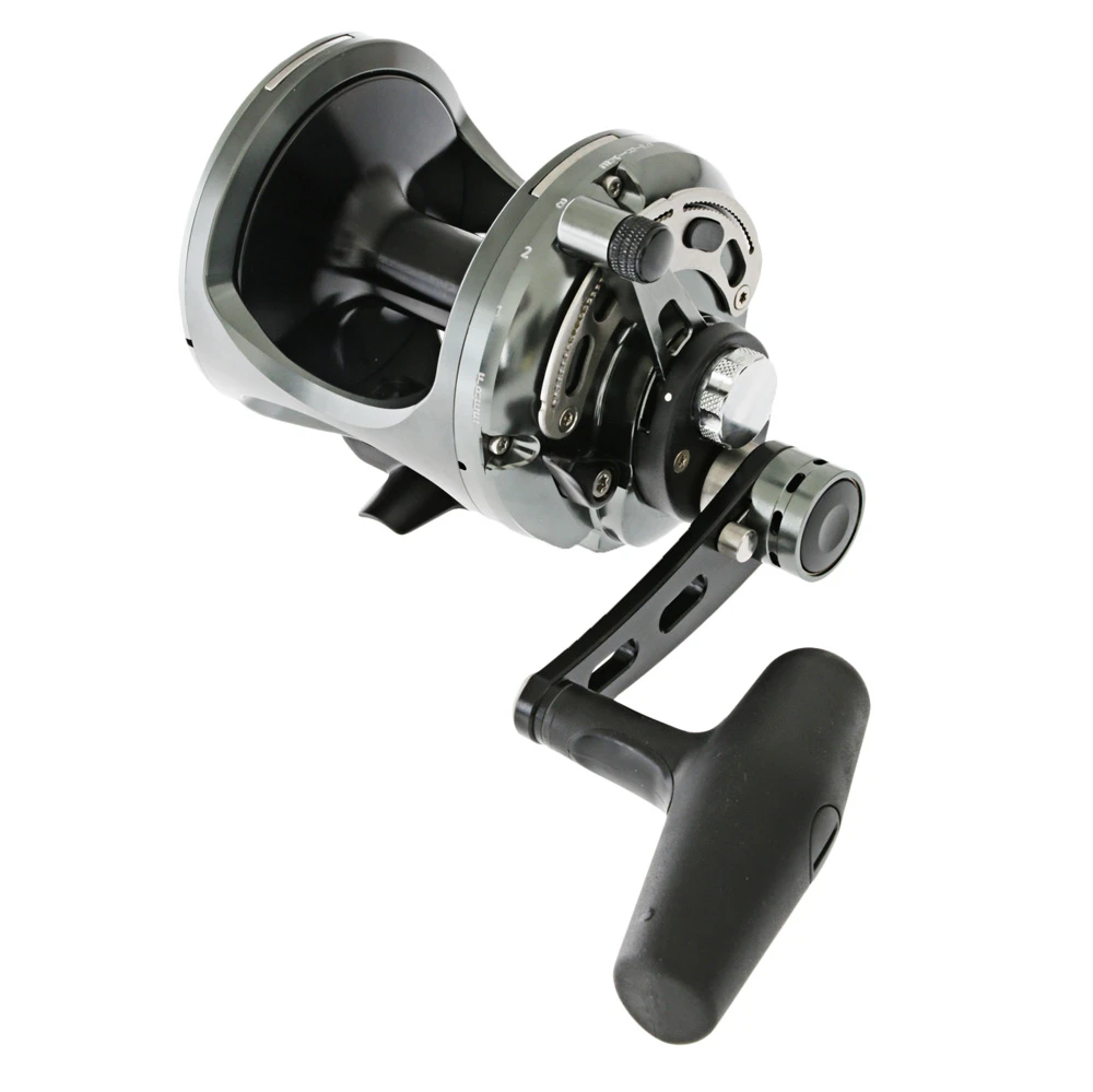 Okuma Makaira 30 SEa 2-Speed Lever Drag Game Reel Gunsmoke 4 Okuma Makaira 30 SEa 2-Speed Lever Drag Game Reel Gunsmoke - Image 4