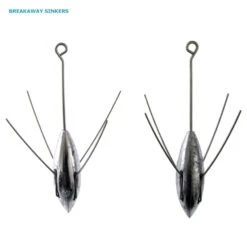 Okuma Surf 8k Surfcasting Package 14ft 8-12kg 3pc -Okuma breakaway sinkers 6