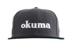 Okuma Black Flat Peaked Cap 5 Okuma Black Flat Peaked Cap -Okuma okaflatcap 1