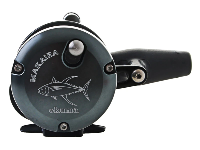 Okuma Makaira 10 SEa 2-Speed Drag Reel Gunsmoke 3 Okuma Makaira 10 SEa 2-Speed Drag Reel Gunsmoke - Image 3