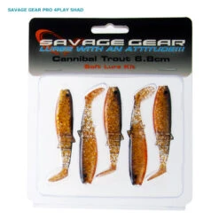 Okuma Aria 30a Freshwater Package 6ft 6in 4pc -Okuma savage gear pro 4play shad