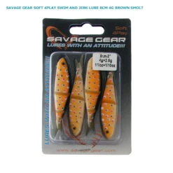 Okuma Ceymar 25 Canal Fishing Package 8ft 3in 2pc -Okuma savage gear soft 4play swim and jerk lure 8cm 4g brown smolt