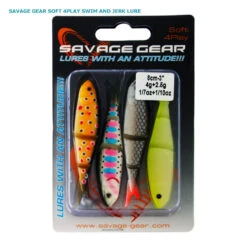 Okuma Ceymar 25 Canal Fishing Package 8ft 3in 2pc -Okuma savage gear soft 4play swim and jerk lure 3